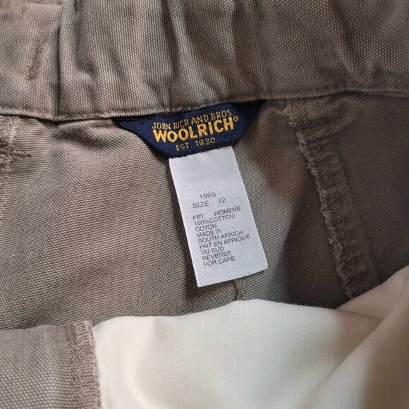 2440 Woolrich Women's Adjustable Waist Cargo Shorts‎ Size 12 - Picture 5 of 5